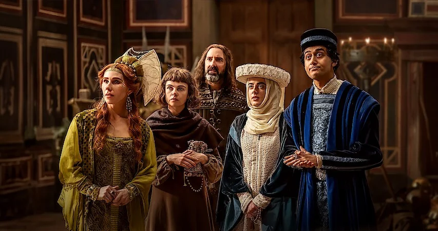 Controversial scene from The Decameron blending sex, satire, and medieval tension
