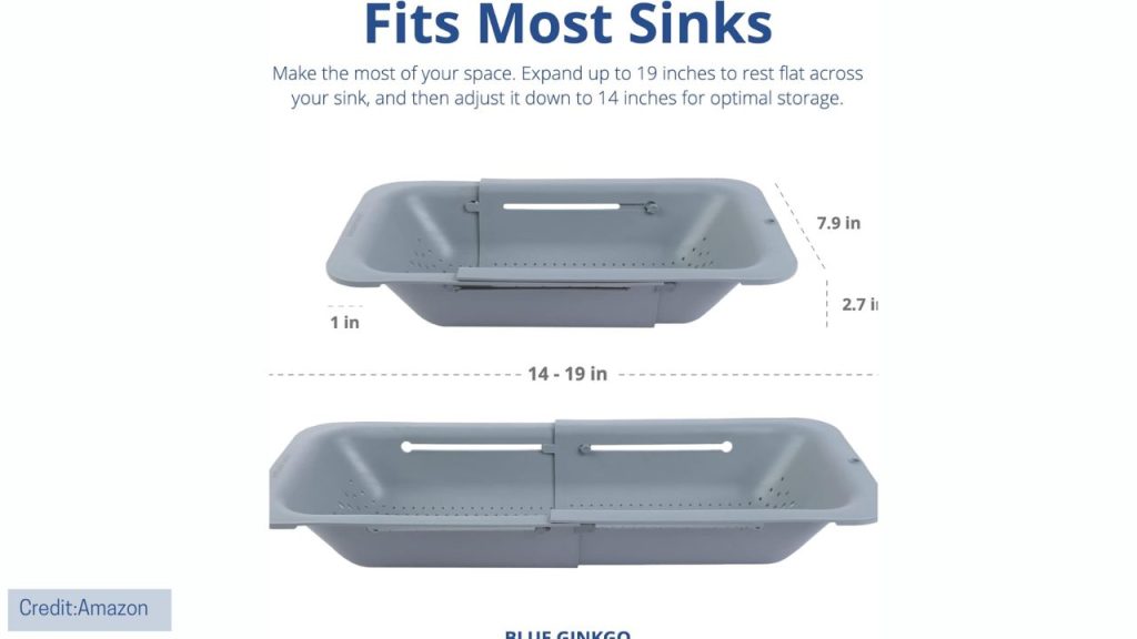 BPA-free plastic colander basket rinsing vegetables