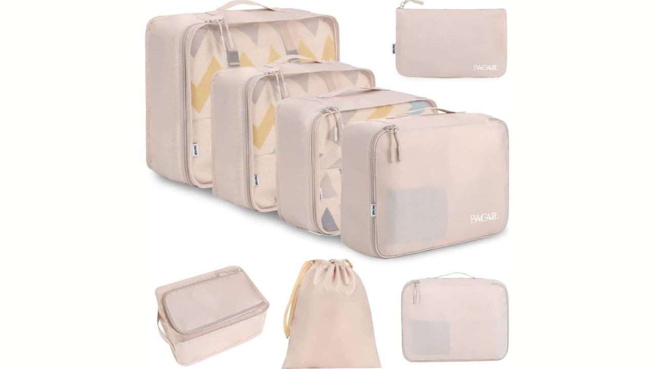 BAGAIL 8 Best Packing Cubes for Travel full set in multiple sizes