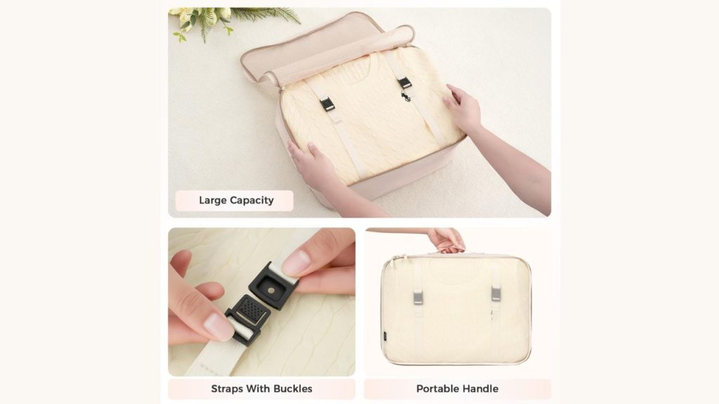 Family organizing clothes with BAGAIL packing cubes