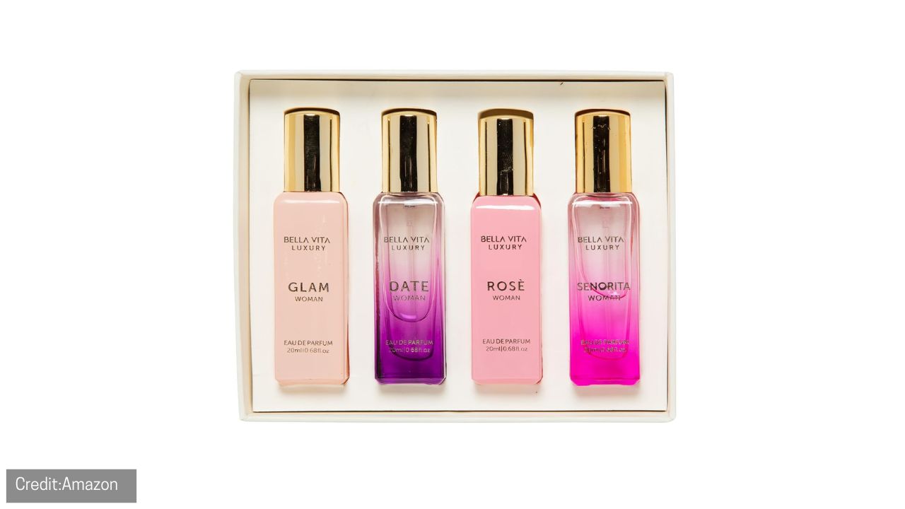 BellaVita Women’s Perfume Gift Set with 6 mini fragrances