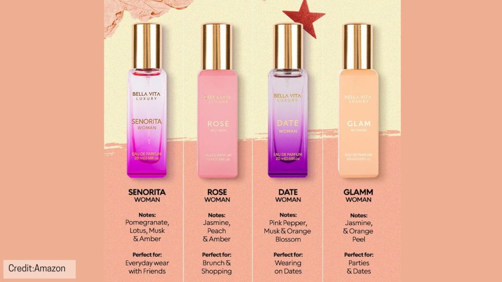 BellaVita perfume gift set in premium packaging
