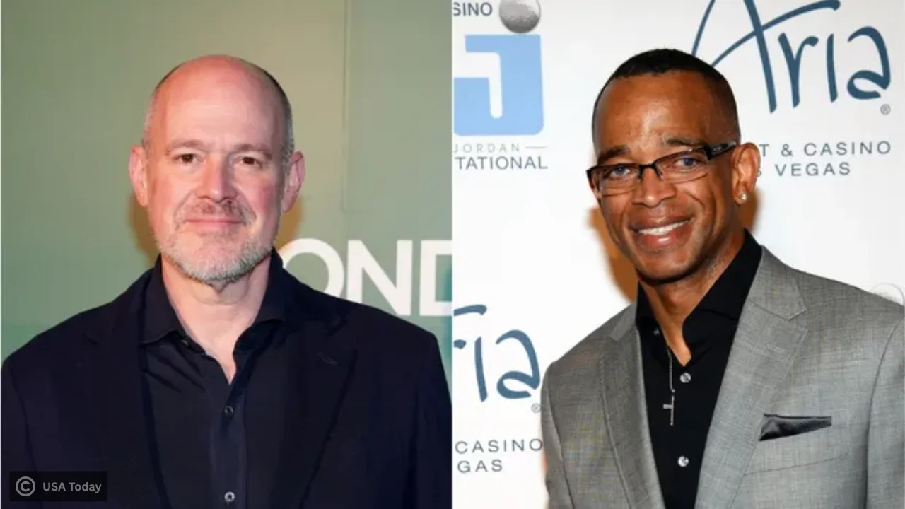 Rich Eisen delivering an emotional tribute to Stuart Scott on SportsCenter with an empty