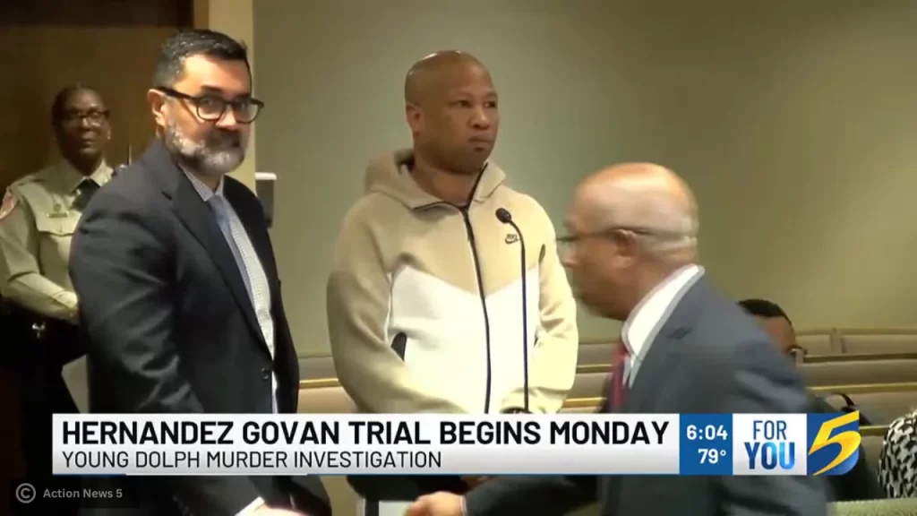 Witnesses and attorneys present during Day 1 of Hernandez Govan’s murder trial in