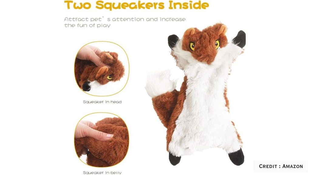 FIREOR Dog Squeaky Toys (No Stuffing, 5-Pack) – Safe, Durable & Fun for All Breeds