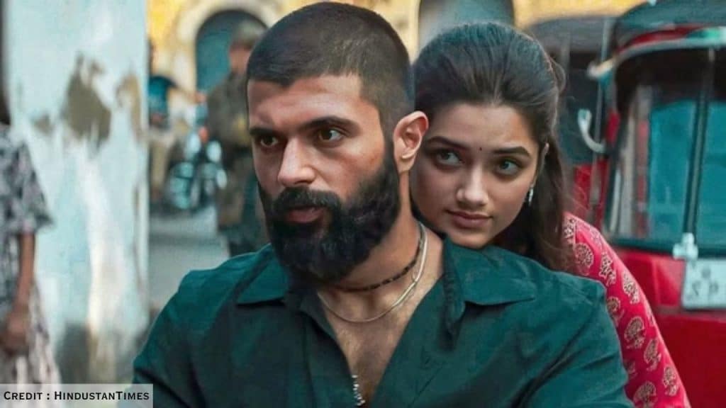 Vijay Deverakonda in an intense action frame from Kingdom ott, highlighting the film’s gritty tone.