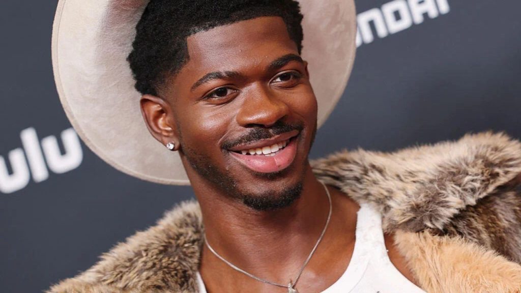 Lil Nas X acting strangely on the street in Studio City before being taken into custody by LAPD officers