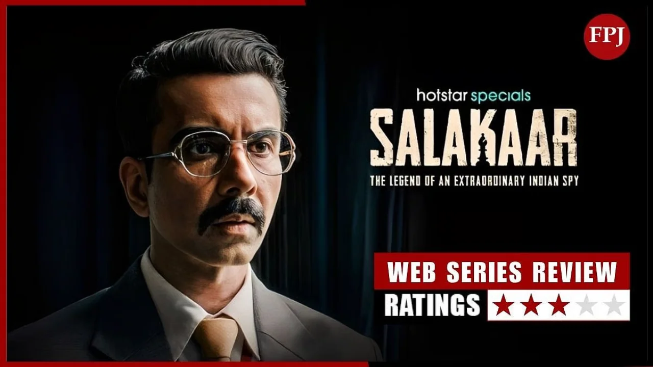 Mouni Roy and Naveen Kasturia in a tense, dramatic moment from the spy thriller Salakaar