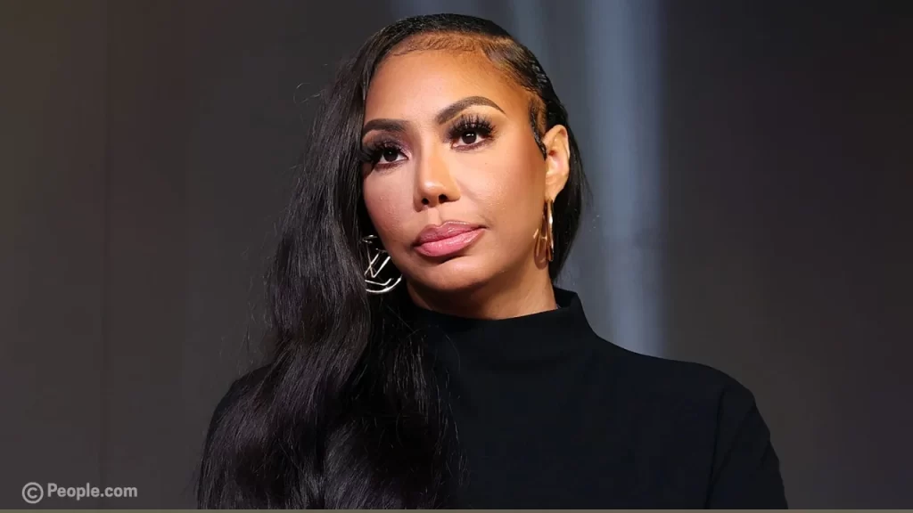 Tamar Braxton looking solemn after revealing she nearly died in a serious accident and is now recovering.