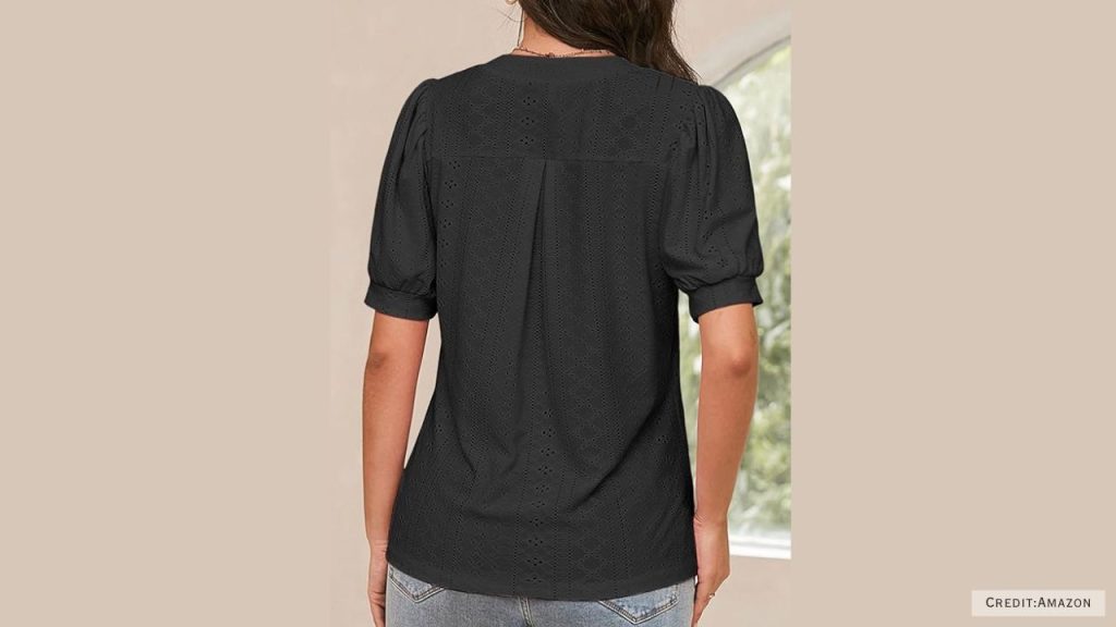 Dokotoo women’s summer business casual blouse back view