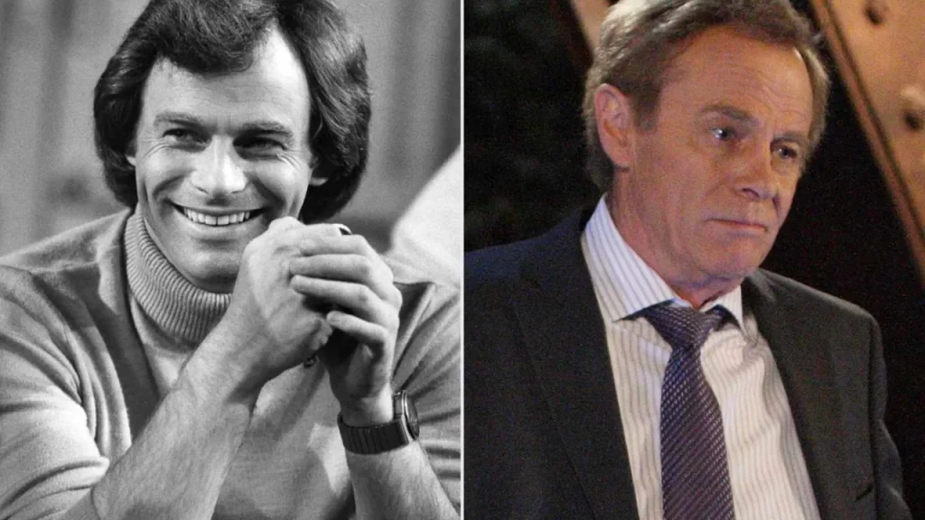 Young Tristan Rogers portraying Robert Scorpio in General Hospital during the 1980s.