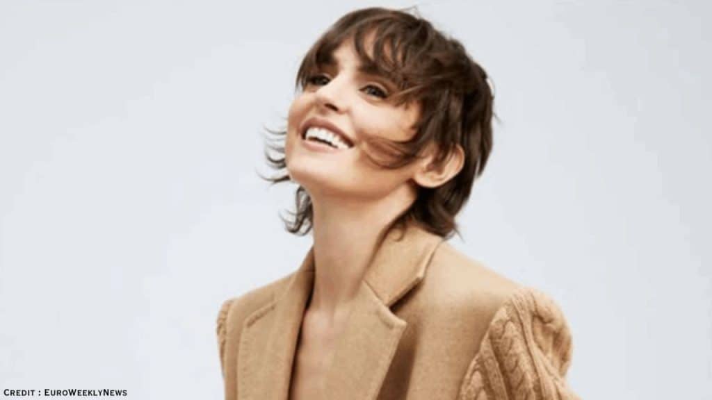 Verónica Echegui posing elegantly, representing her successful acting career.