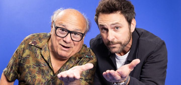 Danny DeVito and Carol Kane sharing a scene in the Season 17 finale of “It’s Always Sunny in Philadelphia