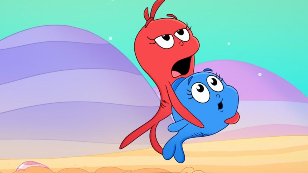 a scene from series Dr. Seuss’s Red Fish