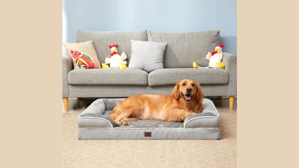 Various sizes of EHEYCIGA Orthopedic Dog Bed for small to large dogs