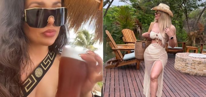 A candid shot of Esmeralda Ferrer Garibay posing outdoors, showcasing her lifestyle content persona before the tragic incident.