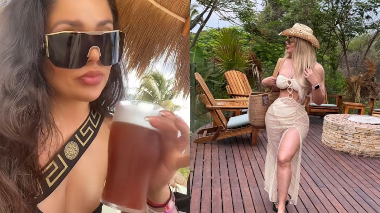 A candid shot of Esmeralda Ferrer Garibay posing outdoors, showcasing her lifestyle content persona before the tragic incident.