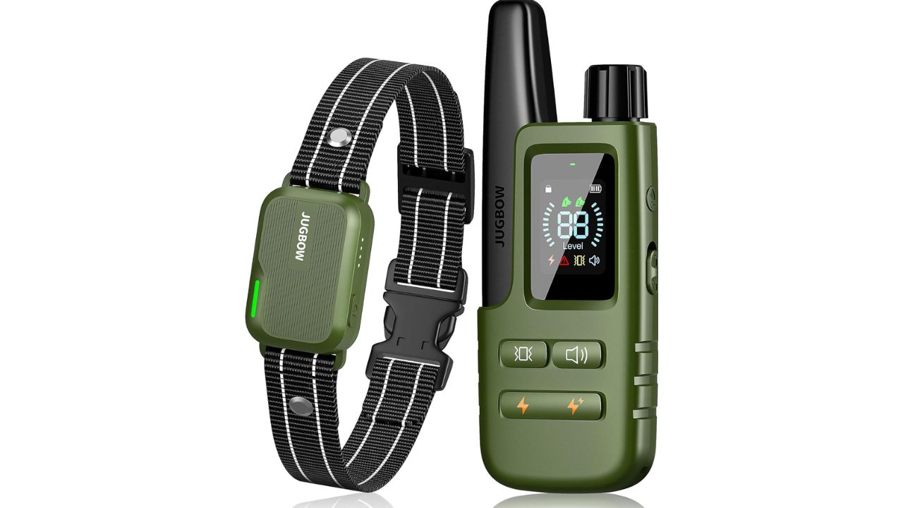 Jugbow Dog Shock Collar with Remote – 4200FT Range, IPX7 Waterproof, for All Dog Breeds