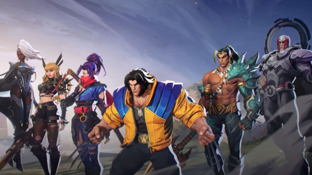 It's a matchup graphic showing Marvel Rivals characters standing ready, indicating rising viewership for the esports scene