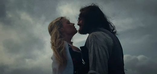 Margot Robbie and Jacob Elordi locked in an intense gaze from the Wuthering Heights teaser.