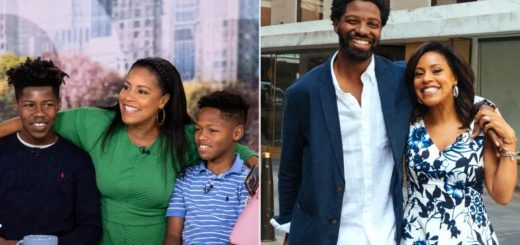 Sheinelle Jones and her husband