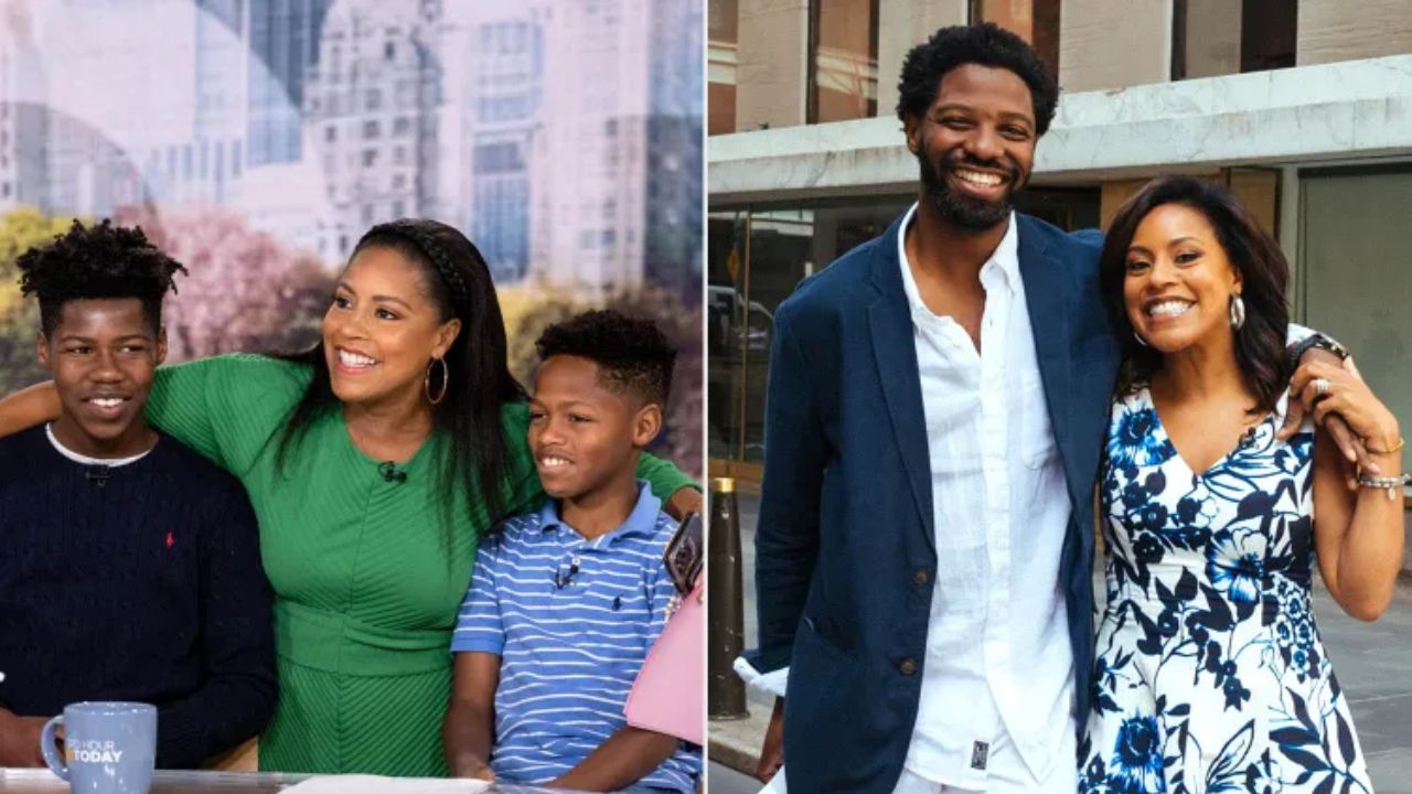 Sheinelle Jones and her husband