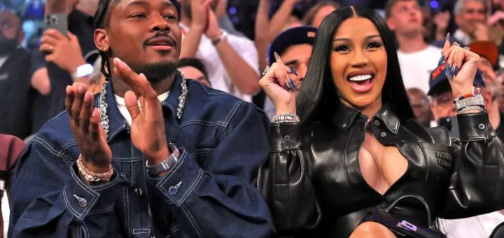 Stefon Diggs and Cardi B in May 2025.