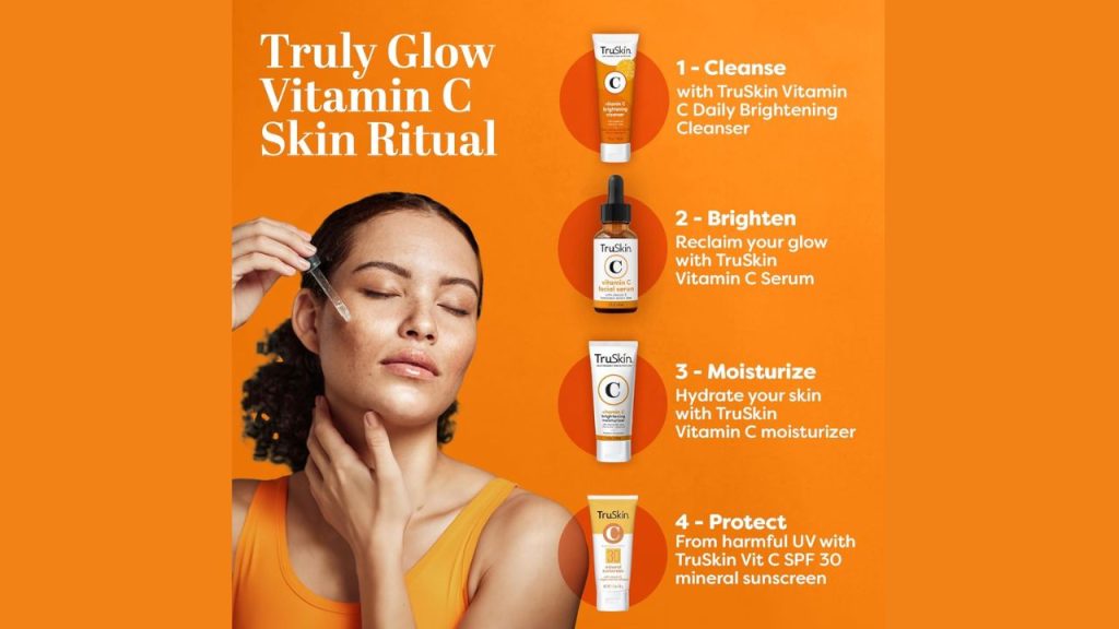 TruSkin Vitamin C Serum Amazon reviews with 4.3 stars and 151,000+ ratings