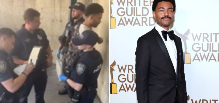 alex o keefe with police