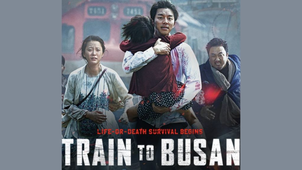 Train to Busan (2016) poster is pne of the best of top 5 netflix zombie movies
